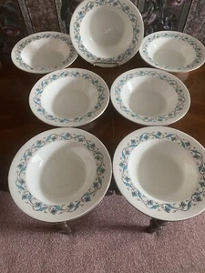 Royal Albert Harmony. Ships Worldwide. 8 Rim Soup bowls - Bild 1 von 3
