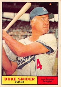 1961 Topps #443 Duke Snider VG Crease p38762 - Picture 1 of 2