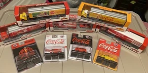 LOTE 9 MÁQUINAS FUNDIDAS A PRESIÓN COCA-COLA M2 Piezas Diferentes.  Mira!  Nuevo en caja. - Imagen 1 de 11