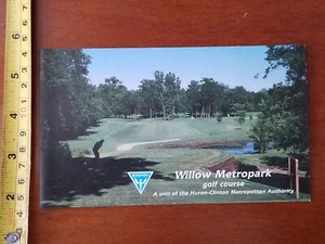 GOLF SCORECARD NEU BOSTON MICHIGAN WILLOW METROPARK COURSE UNBENUTZT - Bild 1 von 4