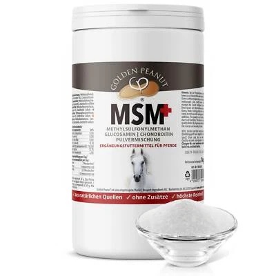 GP PFERDELINIE MSM Glucosamin Chondroitin Pulvermischung 1 kg für Pferde Ergänzungsfuttermittel
