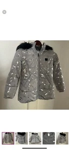 Calvin Klein Girls' Hooded Winter Puffer Jacket 7 Years - Picture 1 of 7