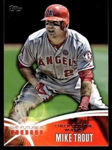 2014 Topps The Future is Now Mini Mike Trout Los Angeles Angels #FN-20 R111 - Imagen 1 de 2