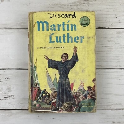 Martin Luther Harry Emerson Fosdick World Landmark 1956 Biography Vintage - Image 1 of 4
