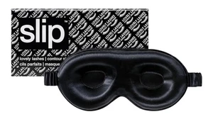 Maschera per dormire Slip Contour | 100% pura seta di gelso, ultra morbida/nero - Foto 1 di 11