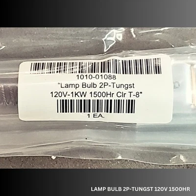 Brand New Sealed Replacement for 1010-01088 Lamp Bulb 2P-Tungst 120V-1KW 1500Hr - Image 1 of 4