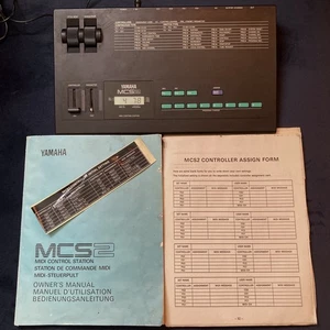 Vintage 1980's Yamaha MCS2 Midi Control Station + Power Supply & Owner's Manual - Picture 1 of 17