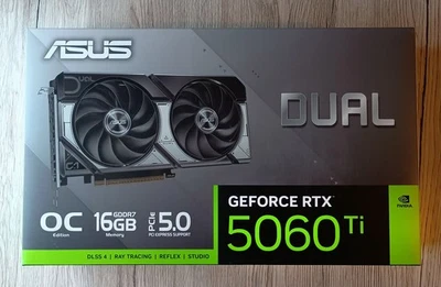Scheda video ASUS Dual GeForce RTX 5060 Ti OC - 16GB GDDR7 - Immagine 1 di 4