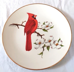 Vtg North American Songbird Plate Cardinal Don Eckelberry Avon - Picture 1 of 3