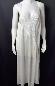 Camisón de novia Soft Moments LG delicado romántico blanco encaje ligero EE. UU. - Imagen 1 de 6