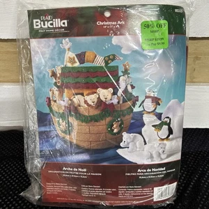 Bucilla Weihnachtsarche Set #85333 Filz Wohndeko Neu aus altem Lagerbestand versiegelt Noah’s Krippe - Bild 1 von 4