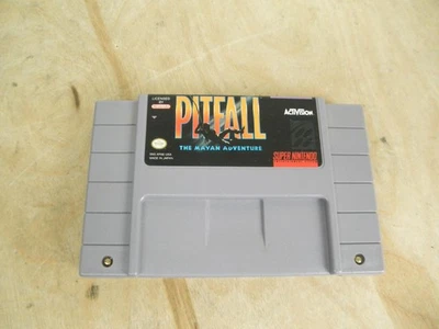 Vintage Pitfall The Mayan Adventure Super Nintendo SNES Cart Activision Japan - Image 1 of 4