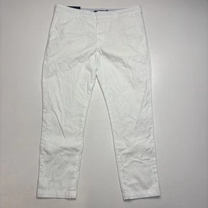 Polo Ralph Lauren Pants Boys 14 White Chino Classic Straight Cotton Casual - Picture 1 of 7