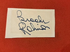 BROOKS ROBINSON🔥🔥BALTIMORE ORIOLES🔥🔥HOF 1983🔥🔥AUTOGRAPH 🔥🔥 - Picture 1 of 1