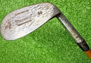 Picadilly Chromium Hickory Shaft Niblic 8 Iron Suede Leather Wrap / 36" /BAR10 - Picture 1 of 13