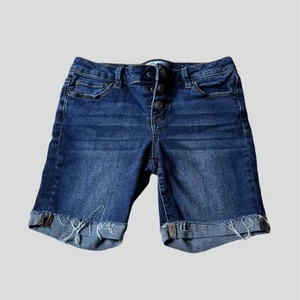 Girl’s Mudd Bermuda Jean Shorts - Picture 1 of 9