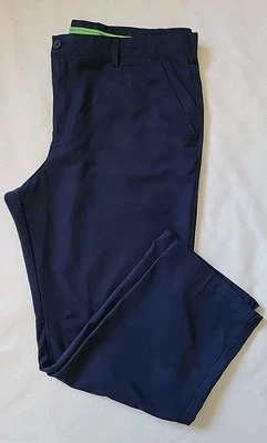 Izod Golf ⛳️ Pants Men's 40 x 30 Slim Fit Lightweight Straight Leg Dark Blue 💙 - Image 1 of 4