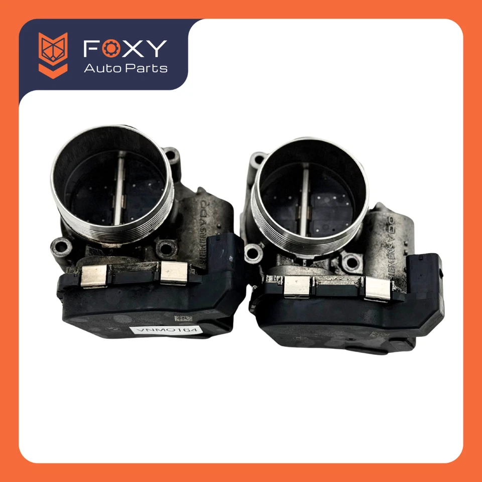 08-18 BMW 550i 650i 750i B6 B7 M5 M6 X5 X6 4.4L TWIN TURBO THROTTLE BODY SET 2 - Image 1 of 4