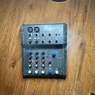 Alesis MultiMix 4 USB FX Mixing Console - Black - Image 1 of 4