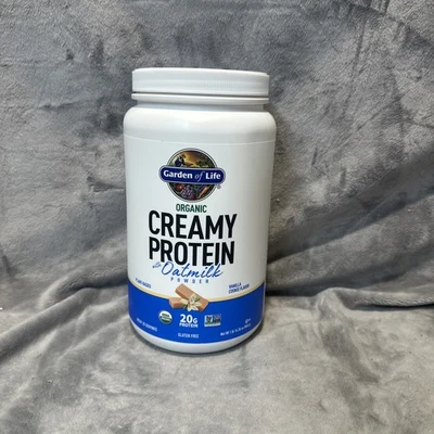 Organic Creamy Protein Powder Vanilla Cookie Flavor 2lb Vegan Gluten Free - Image 1 of 4