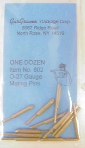 Gargraves 802 O27 Gauge to Gargraves Mating Track Pins (Pack of 12) - Picture 1 of 3