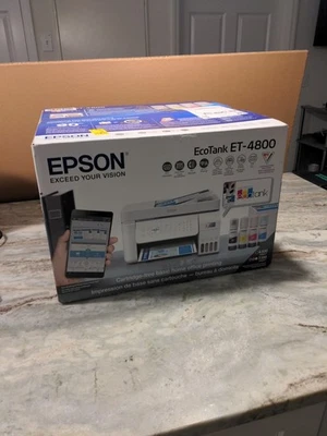 New In Original Factory Sealed Box Epson EcoTank ET-4800 All-in-One Printer - Image 1 of 3