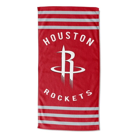 Houston Rockets Beach Towel (Stripes) OFFICIAL NBA Cover