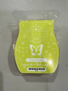 Authentic Scentsy Bar Bright & Cheery Wax Melts 3.2 oz Made in USA - Picture 1 of 2