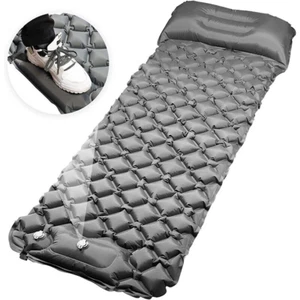 Isomatte selbstaufblasend Camping Luftmatratze Matratze Campingmatte Fußpumpe - Bild 1 von 8