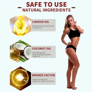 Beaches Tanning Lotion Tanning Oil Dark Natural Bronzer Q9B1 Tanning Lotion X4Z5 - Picture 1 of 10
