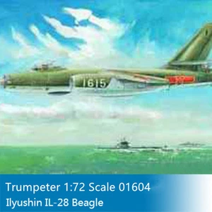 Kits Modelo de Bombardero Táctico Beagle Trompeter 01604 1/72 Rusia Ilyushin IL-28 Beagle - Imagen 1 de 7