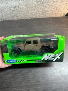 Welly 1:27 2020 Jeep Gladiator Rubicon Brown Diecast 29370 - Picture 1 of 3