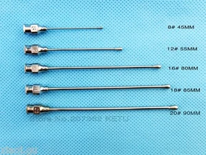 5 Stck. verschiedene gerade Fütterung Gavage Nadel Dosis Tube Tierarzt - Bild 1 von 5