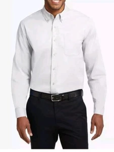 LOT OF 3 - Port Authority XL Long Sleeve Collared Button Down Dress Shirt - NWOT - Picture 1 of 10