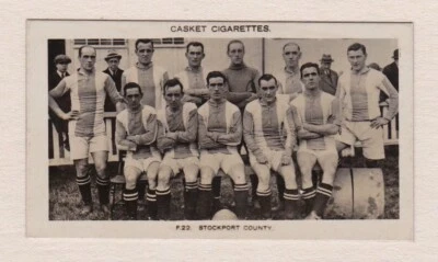 Football Card - Famous Footballers (J. A. Pattreiouex) - #F22 Stockport County - Image 1 of 2