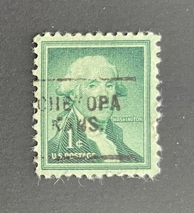 Chetopa, Kansas Type 703 Precancel - 1 cent Washington - U.S. #1031 - KS - Picture 1 of 1