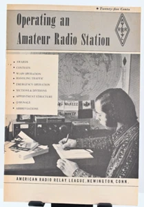 Vintage Operating An Amateurs Radio Station 1971 - Zdjęcie 1 z 3
