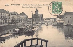 België - OUDENAARDE (O. Vl.) Kaai Louise-Marie, Zicht op de Schelde - Picture 1 of 2