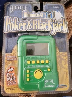 NOVO EM FOLHA Bicicleta Marca Iluminada 2 em 1 Brinquedo de Jogo de Poker e Blackjack Portátil - Imagem 1 de 4