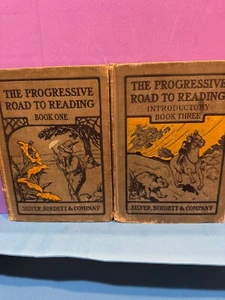 The Progress Road to Reading book I and 3 1913 publishing - Picture 1 of 4