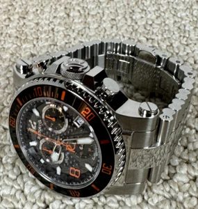 Renato T-REX Grand Diver Men's Watch, Swiss Chronograph, 100 ATM New in Box VTG. - Picture 1 of 12
