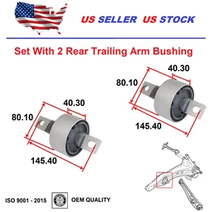 Bujes de brazo trasero para Acura MDX 01-06 Honda Pilot 03-08 OE CALIDAD - Imagen 1 de 5