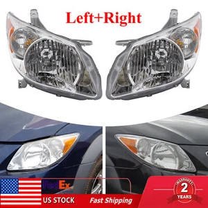 Faros halógenos izquierda y derecha para Pontiac Vibe 2005 2006 2007 2008 - Imagen 1 de 17