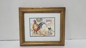 Original Mini Watercolor, Rooster By George Jacobs  - Bild 1 von 22