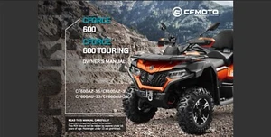 2021 2022 CFMOTO CFORCE 600 and 600 Touring ATV Maintenance and Owner's manual - Picture 1 of 5
