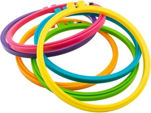 Bates Hoop-La Plastic Embroidery Hoop 8"- - 6 Pack - Picture 1 of 1