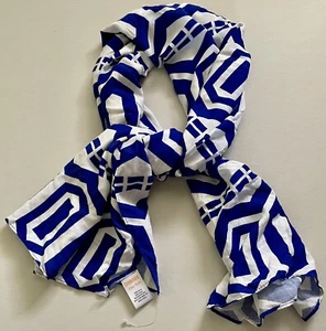 Gymboree Mod About Orange Blue and White Geometric Scarf NEW - Picture 1 of 2