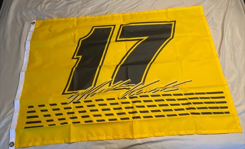 MATT KENSETH 27x39 NASCAR FLAG YELLOW #17 NEW Cover