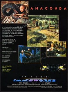 ANACONDA__Original 1997 Trade print AD / promo__KARI WUHRER__Sony Imageworks - Picture 1 of 1