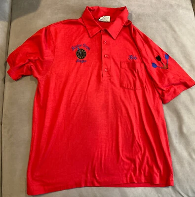 Impresionante - Dardos - Bordado - Polo de Golf - Liga del Cuerpo de Marines - BOB - Talla XL Foto 1 de 4